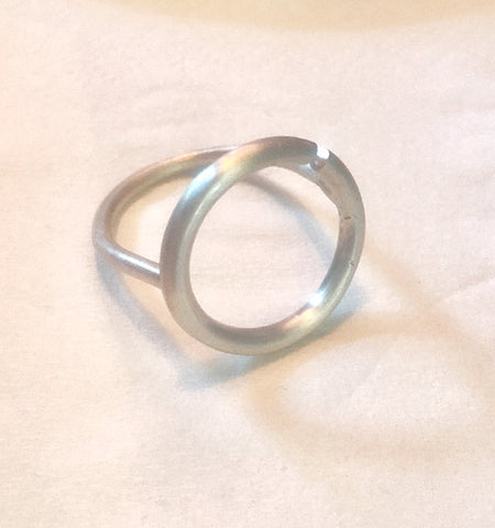 Rustik Sterling sølv Ring