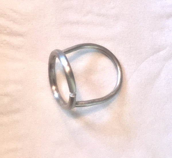 Rustik Sterling sølv Ring