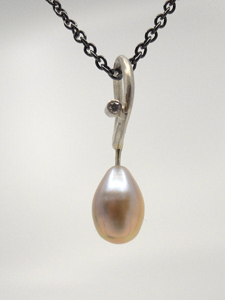Oxideret sølvkæde vedhæng – Aurum Cordis Jewelry